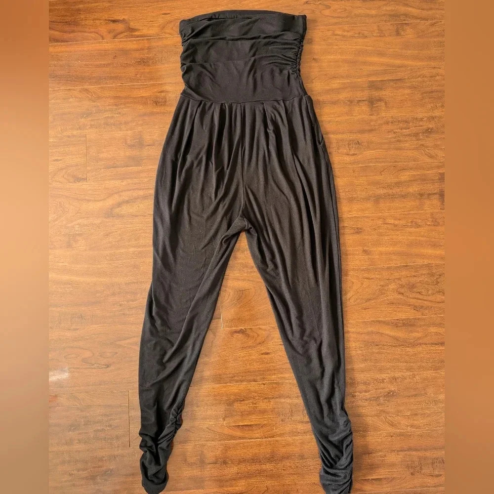 ⭐3/$15 Strapless Black  Jumpsuit